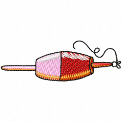 Fish Hook Embroidery Design 4